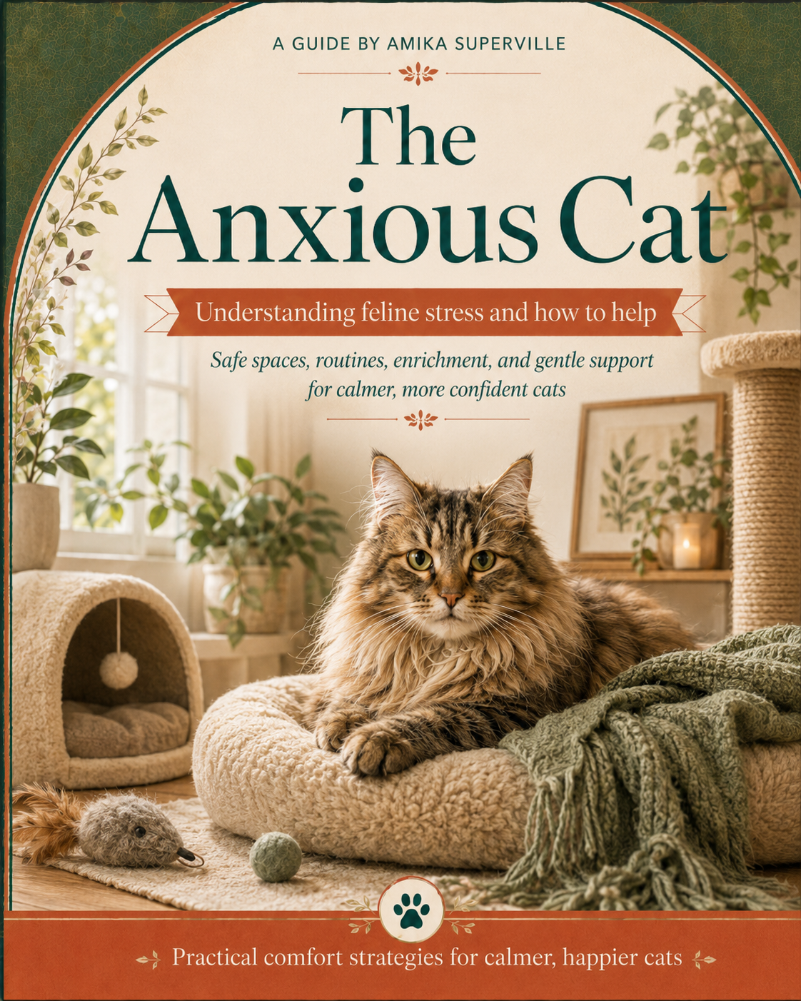 The Anxious Cat: Understanding, Soothing, and Supporting Your Stressed Feline